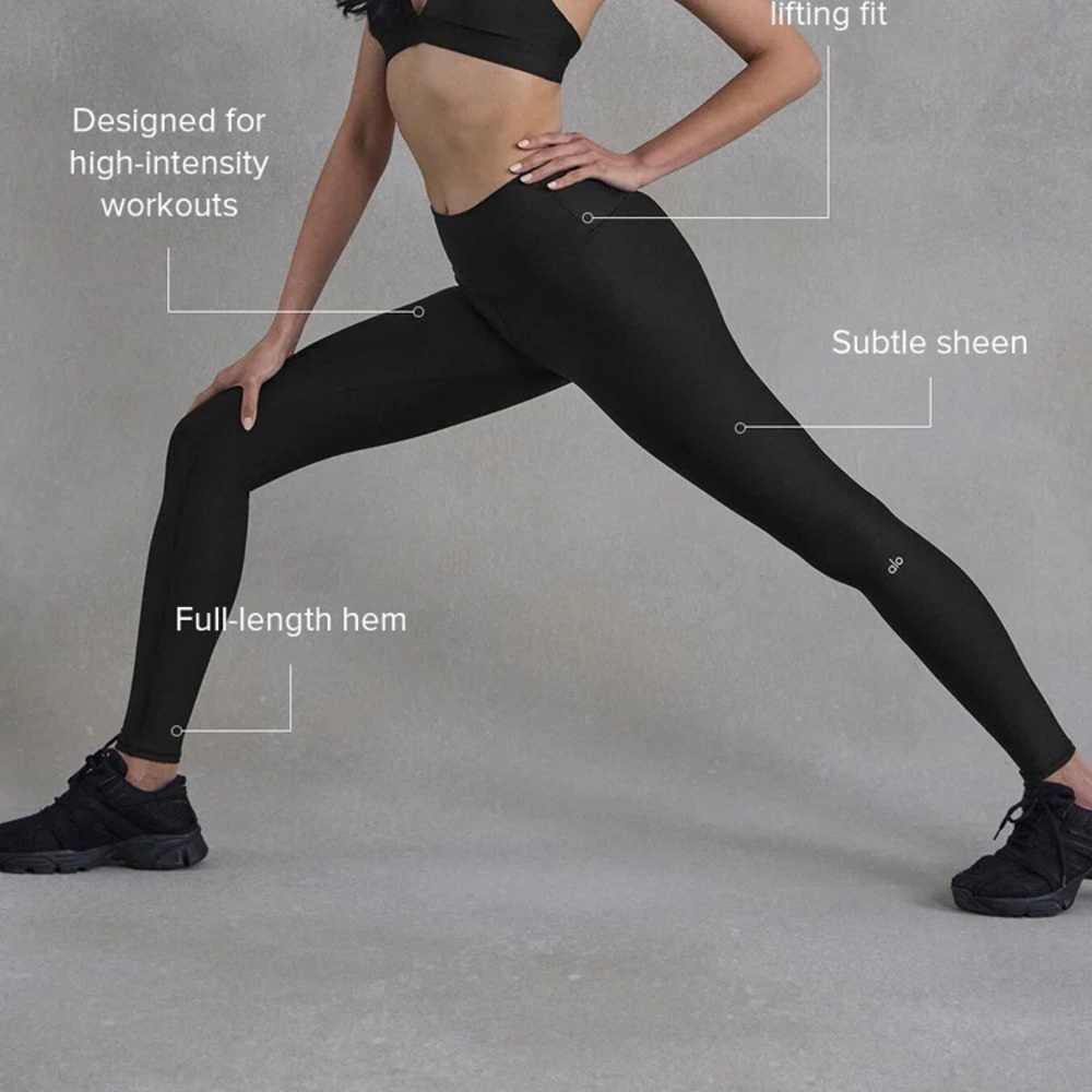 ALO Yoga high waist airlift Black Leggings